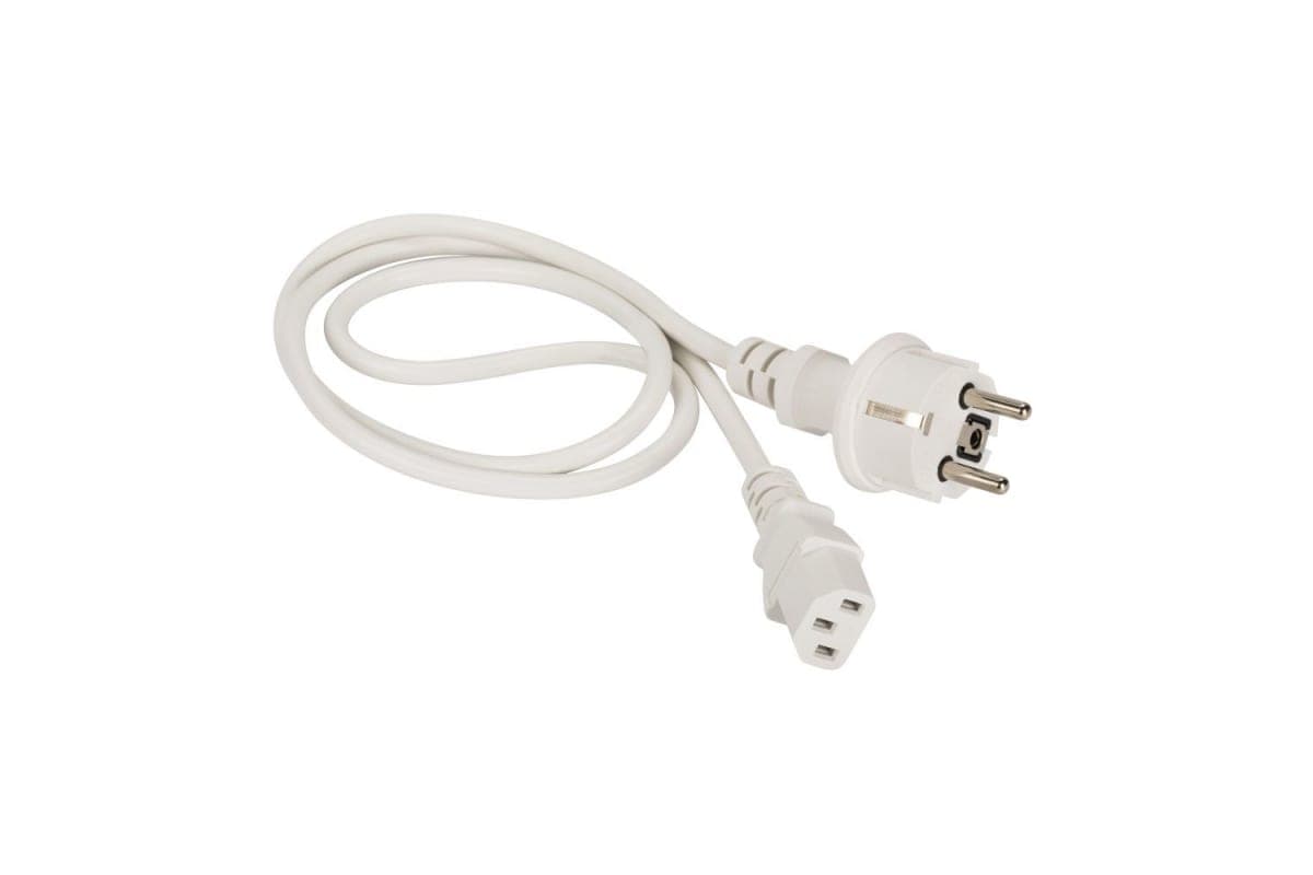 Шнур питания Lanmaster LAN-PP13/SH-2.0-WH белый