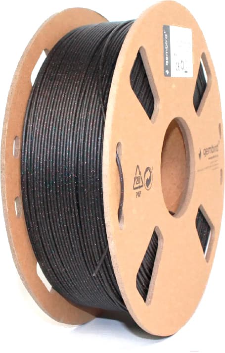 Пластик для 3D-принтера Gembird PLA Three Galaxy Black (3DP-PLA-MX3-01-GBK)