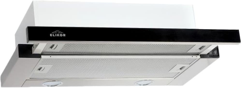 Кухонная вытяжка Elikor Интегра Glass 60Н-400-В2Д нержавеющая сталь/стекло черное (947904)