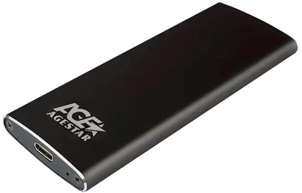 Бокс для накопителя AgeStar 3UBNF2C черный