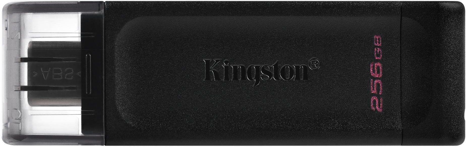 USB Flash-накопитель Kingston Data Traveler 70 Type-C 256Gb черный (DT70/256GB)
