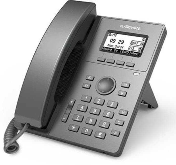 IP-телефон Flying Voice P10P черный
