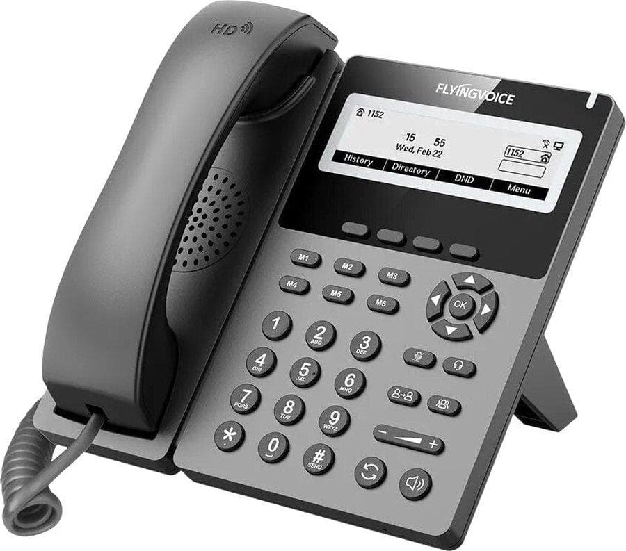 IP-телефон Flying Voice P22P серый