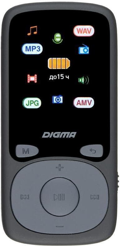 MP3-плеер Digma B4 8Gb черный (B4BK)