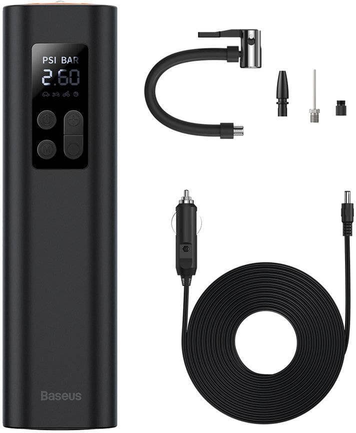 Автомобильный компрессор Baseus Super Mini Inflator Black (CRCQ000001)