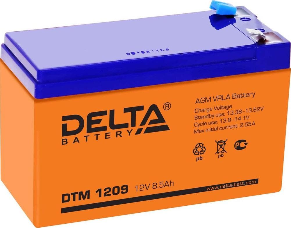 Аккумулятор для ИБП Delta 12V/9Ah (HR 12-9)