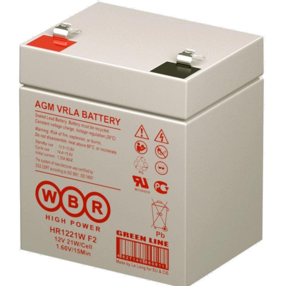 Аккумулятор для ИБП WBR HR1221W F2 12V/5.6Ah