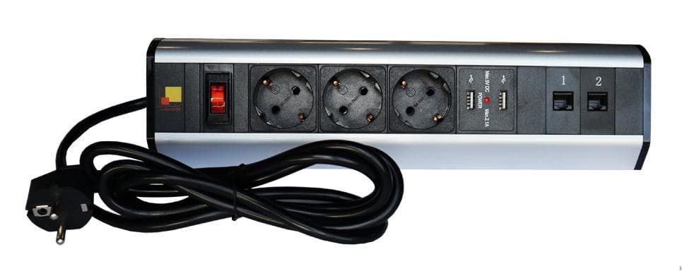 Блок распределения питания Lanmaster LAN-WA-DC/3G+2UC+2C6