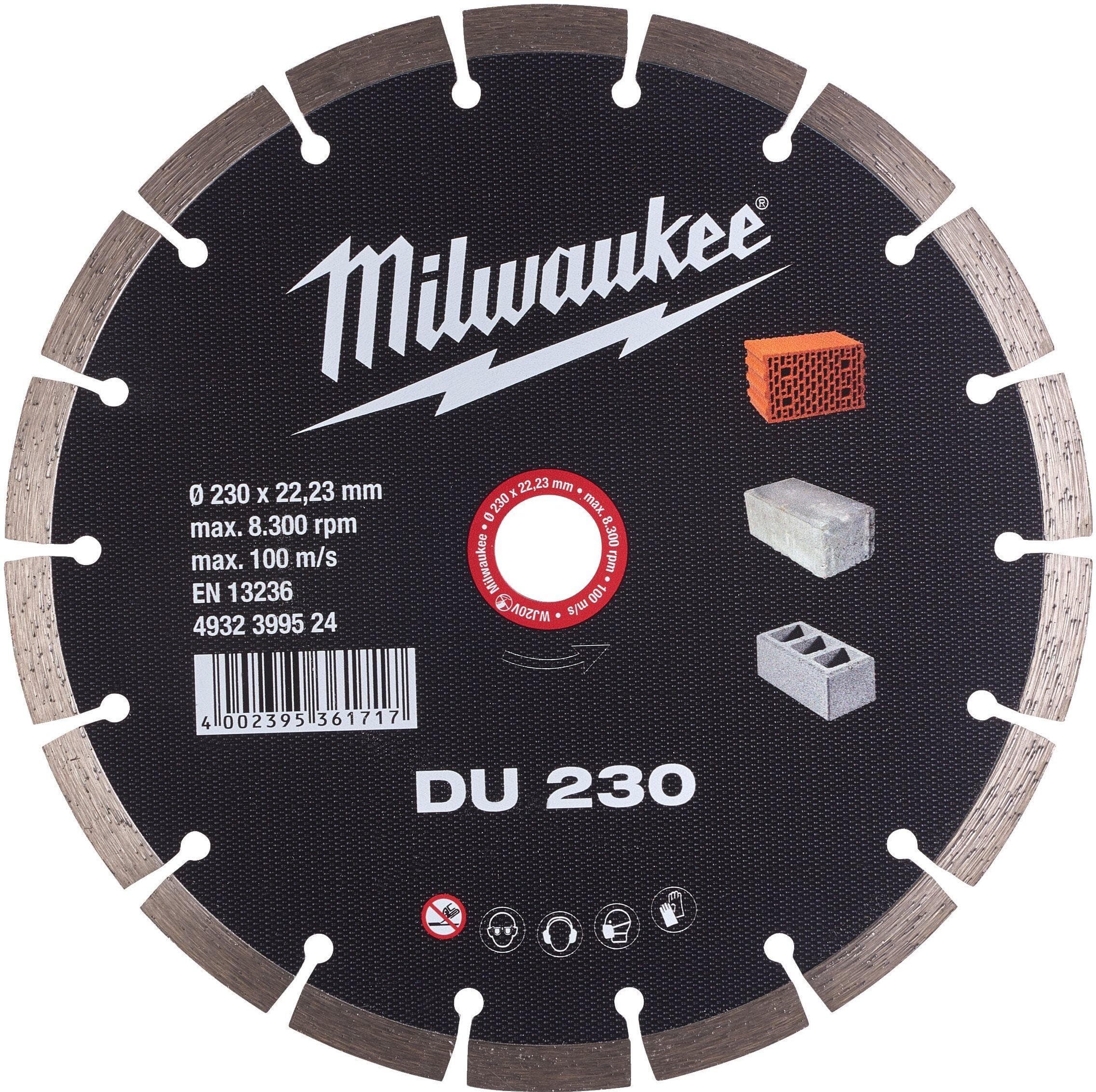 Диск алмазный Milwaukee DU 230мм (4932399524)
