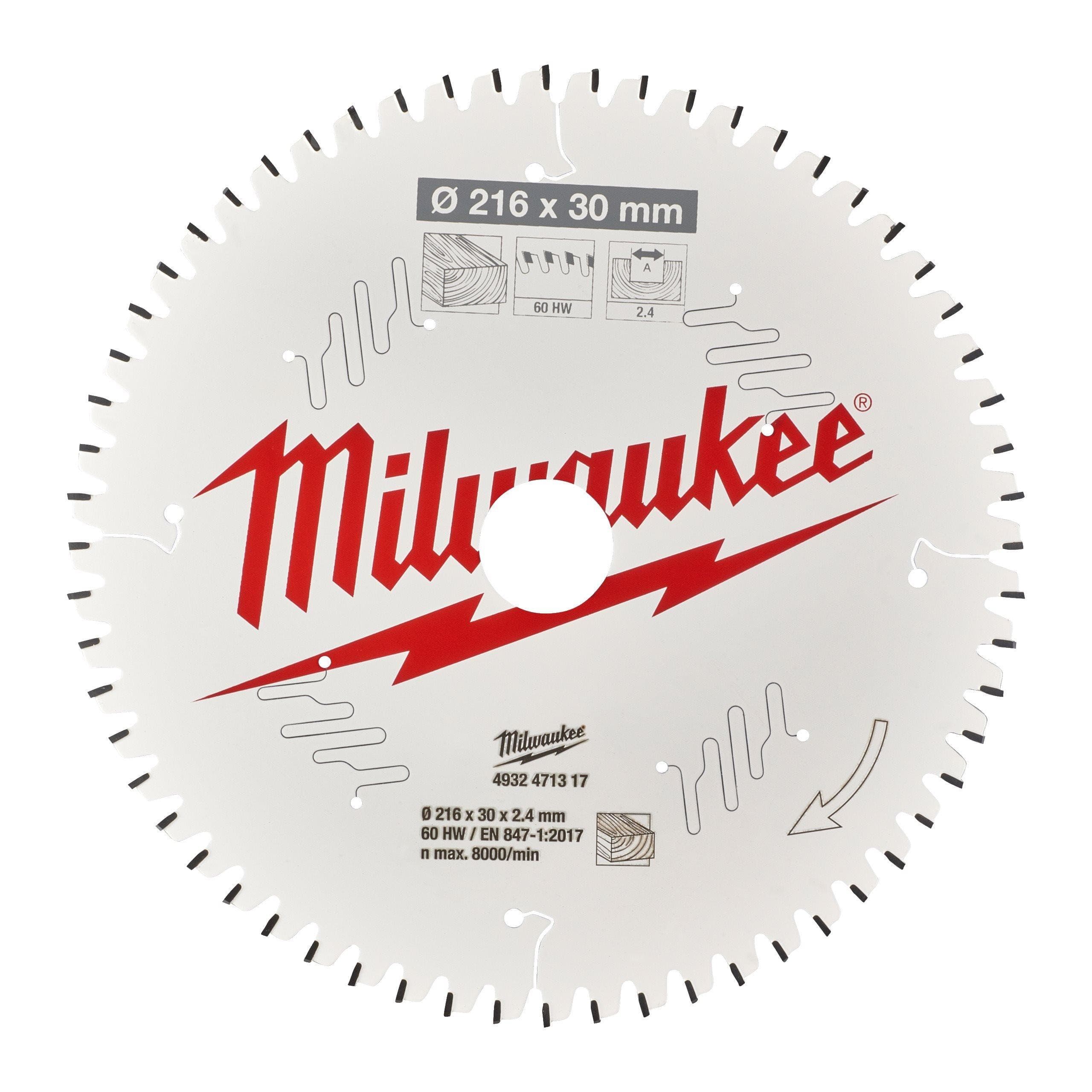 Диск пильный Milwaukee 4932471317