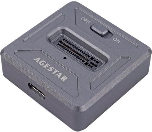 Бокс для накопителя AgeStar 31CBNV1C серый