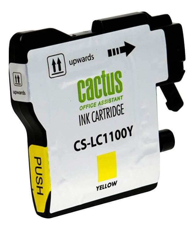Картридж Cactus CS-LC1100Y желтый