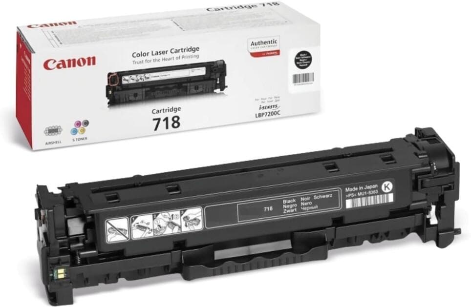Картридж Canon 718BK Black (2662B002)