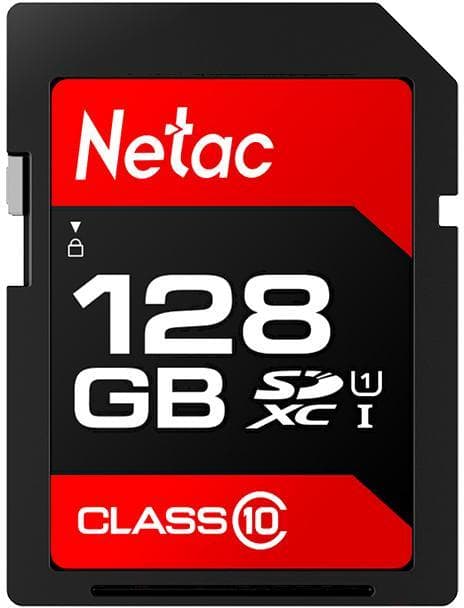 Карта памяти Netac U1/C10 P600 SDXC 128GB (NT02P600STN-128G-R)