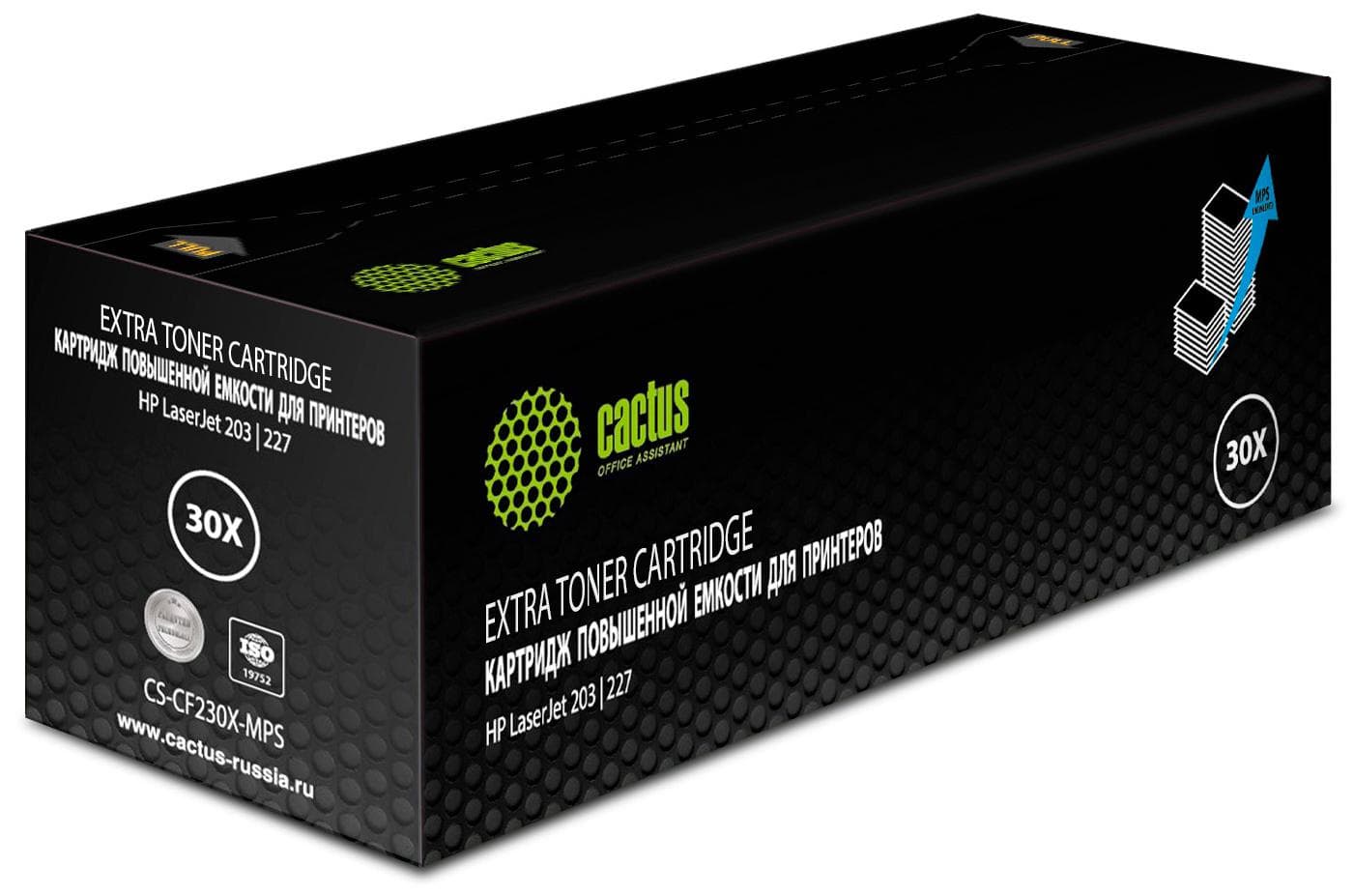 Картридж Cactus CF230XX черный (CS-CF230X-MPS)