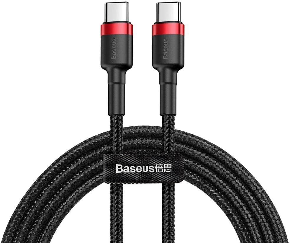 Кабель Baseus Cafule 1m Red/Black (CATKLF-G91)