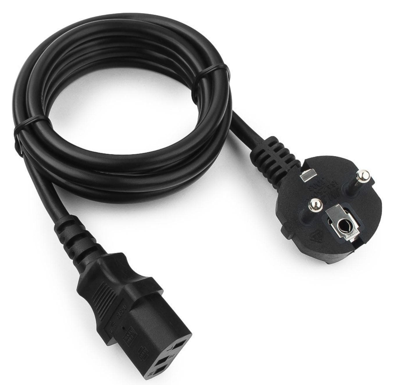 Кабель питания Cablexpert PC-186-VDE 1.8м, Schuko- C13 VDE, 10А черный