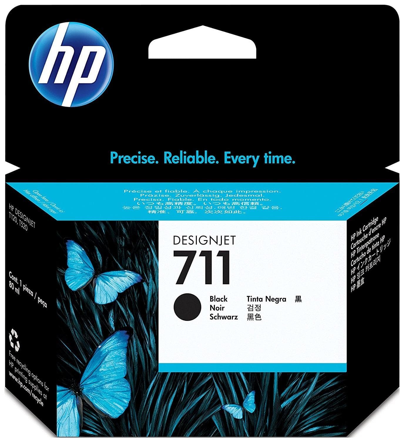 Картридж HP 711 черный (CZ133A)