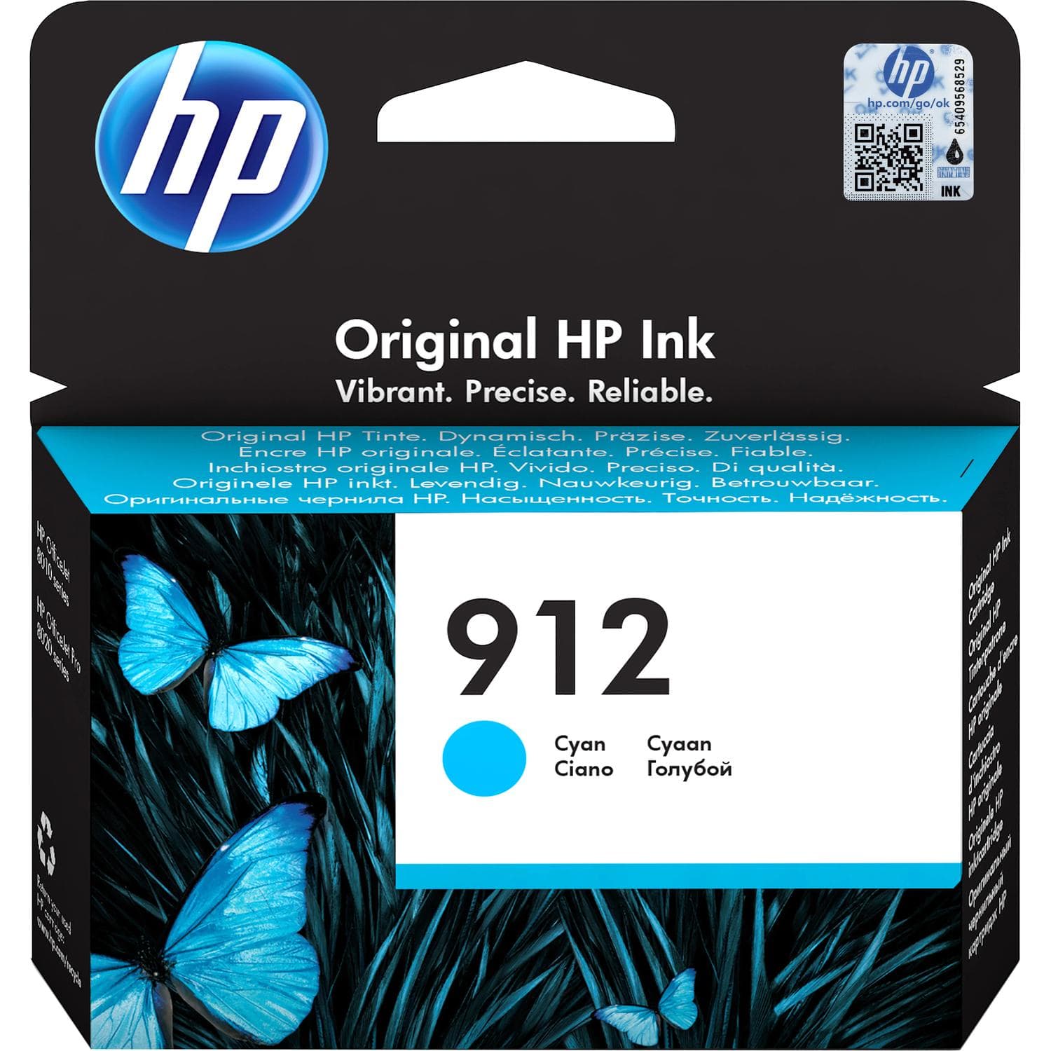 Картридж HP 912 голубой (3YL77AE)