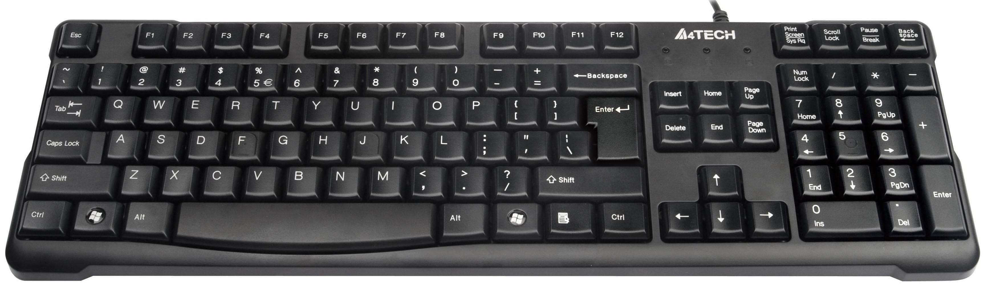 Клавиатура A4Tech KR-750 черный