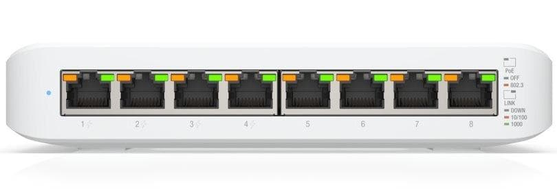 Коммутатор Ubiquiti UniFi Switch Lite 8 PoE (USW-Lite-8-PoE)