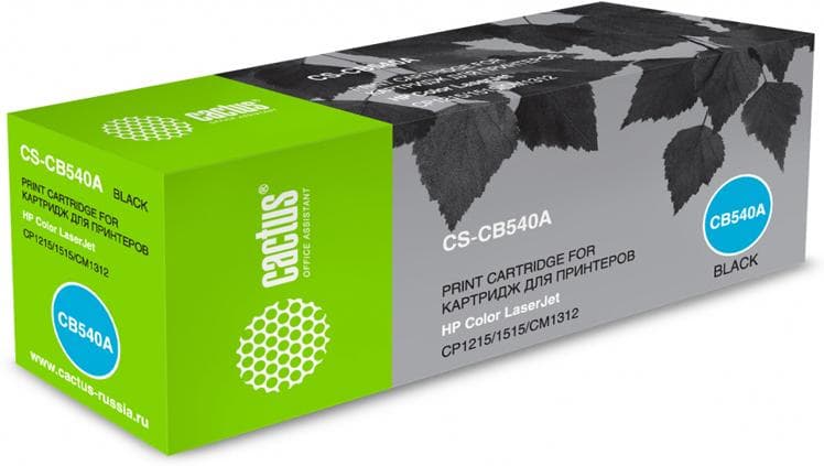 Картридж Cactus CS-CB540A Black