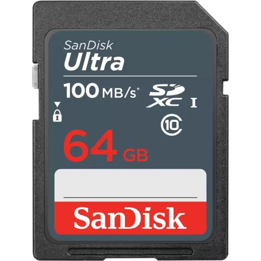 Карта памяти SanDisk Ultra SDXC 64GB (SDSDUNR-064G-GN3IN)