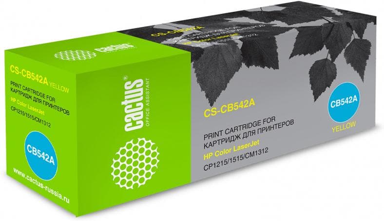 Картридж Cactus CS-CB542A Yellow