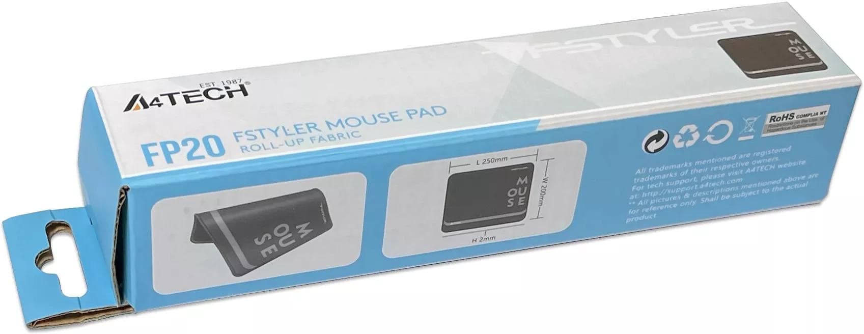 Коврик для мыши A4Tech FStyler FP20 Silver