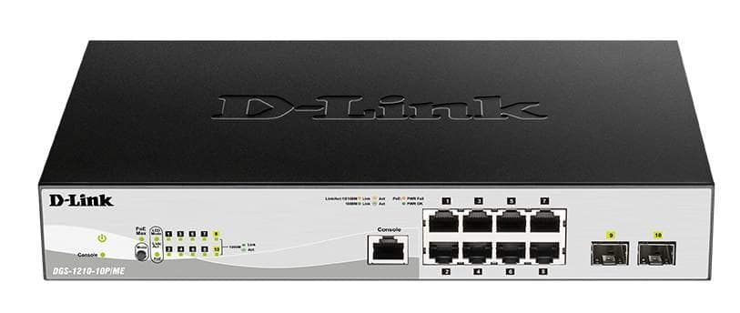 Коммутатор D-Link DGS-1210-10P/ME/A1A