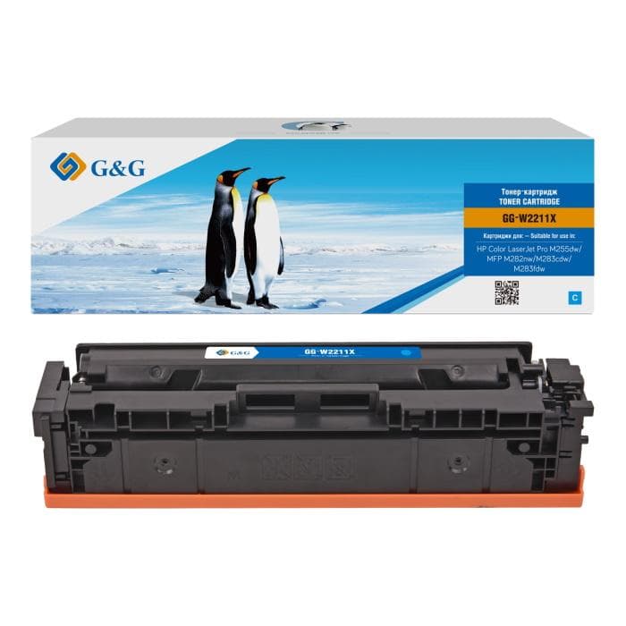 Картридж G&G GG-W2211X голубой