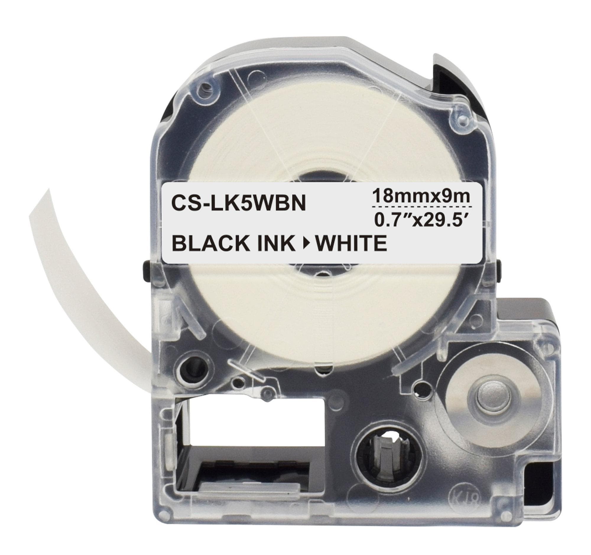 Картридж ленточный Cactus CS-LK5WBN черный