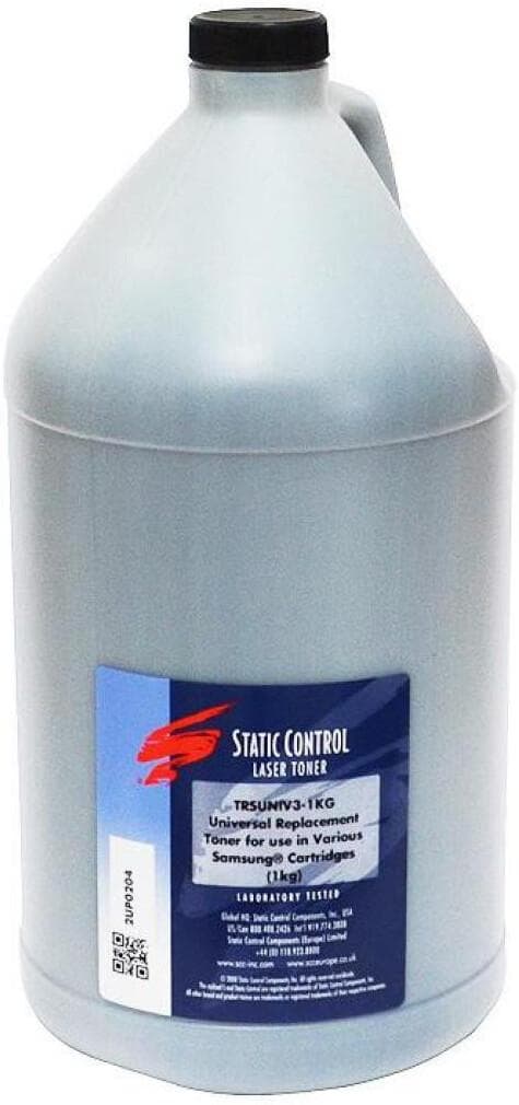 Тонер Static Control TRSUNIV3-1KG черный
