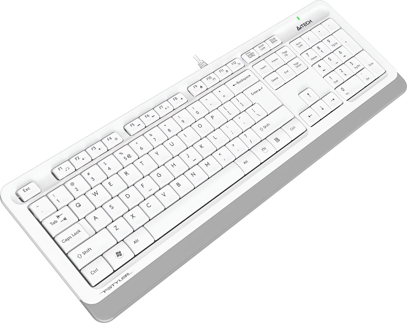 Клавиатура A4Tech Fstyler белый/серый (FK10)