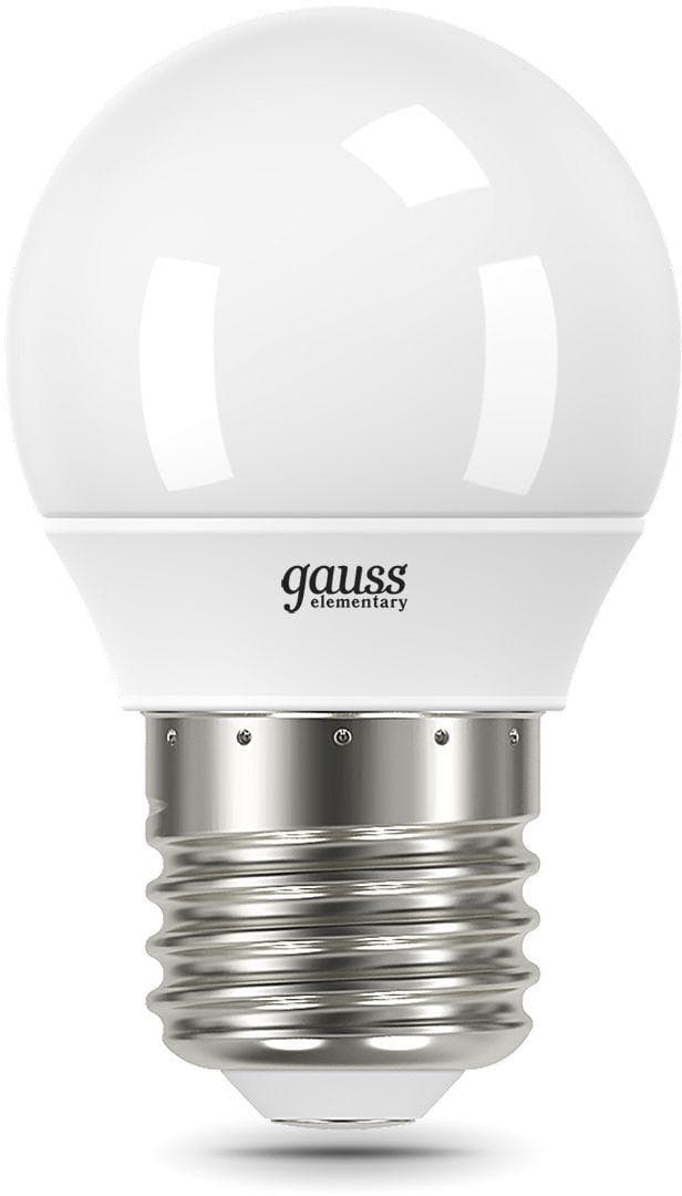Лампа светодиодная Gauss Elementary 53212 белый/теплый 10шт