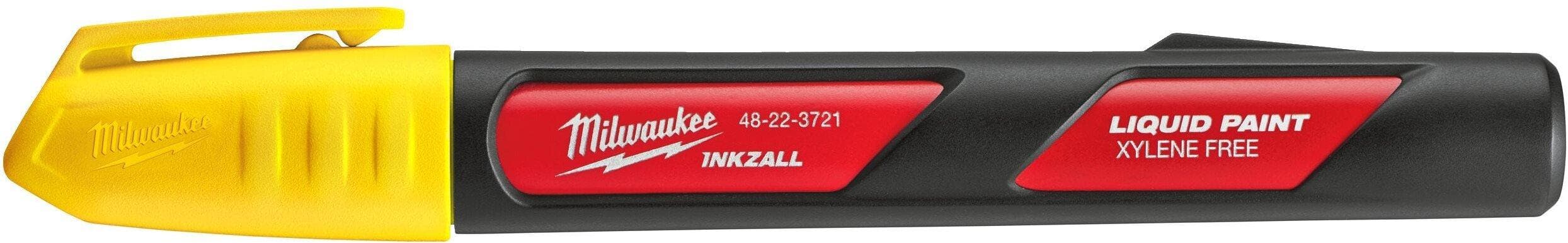Маркер строительный Milwaukee Inkzall желтый (48223721)