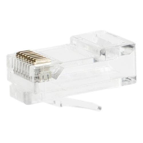 Коннектор TWT TWT-PL45-8P8C RJ45 UTP 8P8C. универсальный. cat.5e. 100 шт.