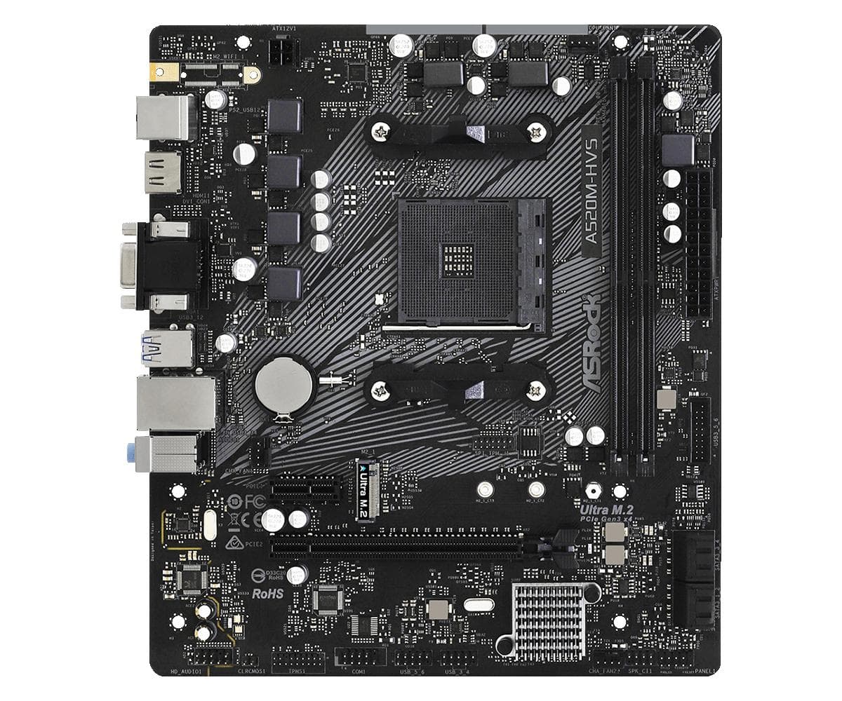 Материнская плата ASRock A520M-HVS DDR4