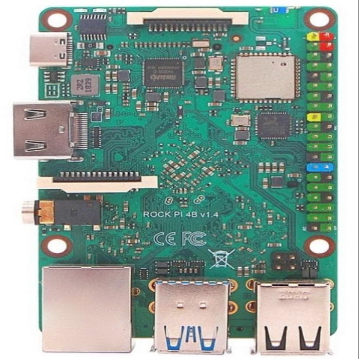 Одноплатный компьютер RockPi 4 Model A 4GB oem