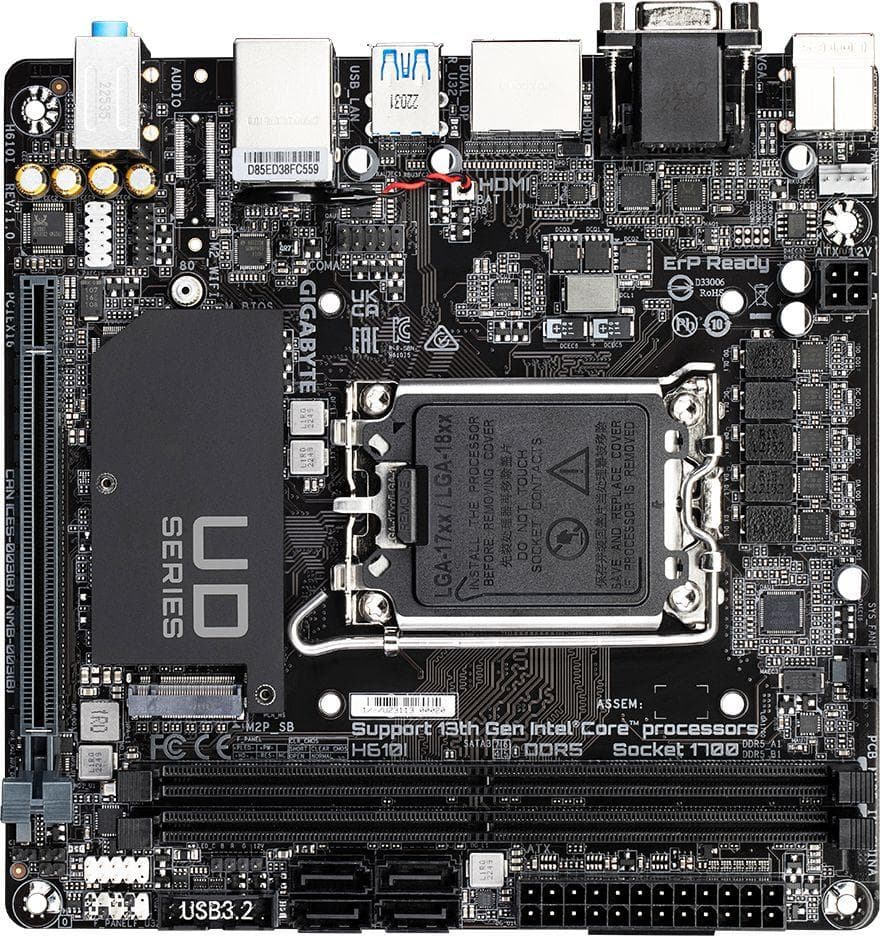 Материнская плата Gigabyte H610I DDR5 rev. 1.0