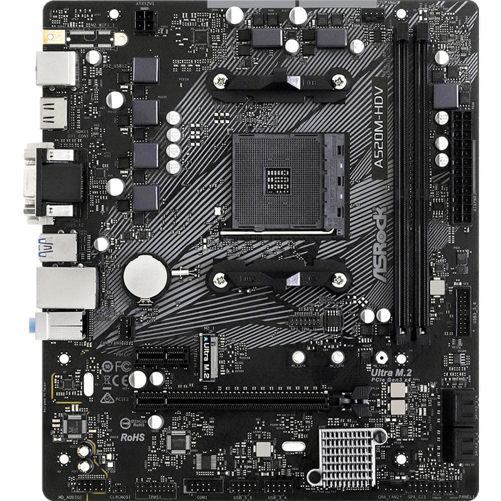Материнская плата ASRock A520M-HDV DDR4