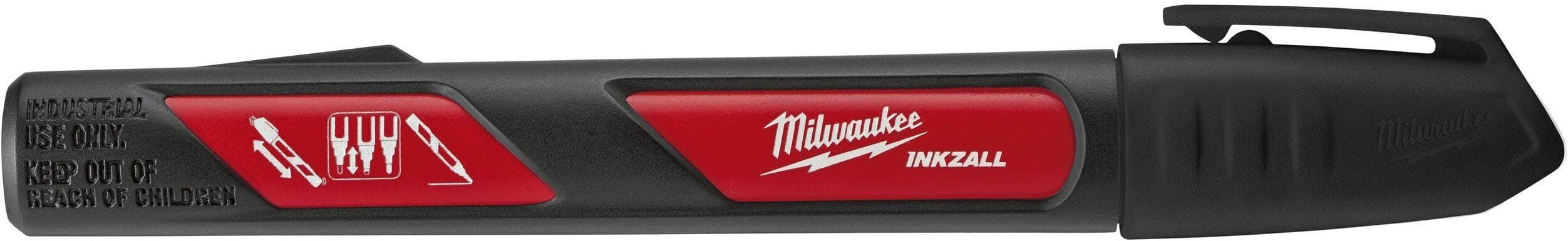 Маркер строительный Milwaukee Inkzall черный (48223731)