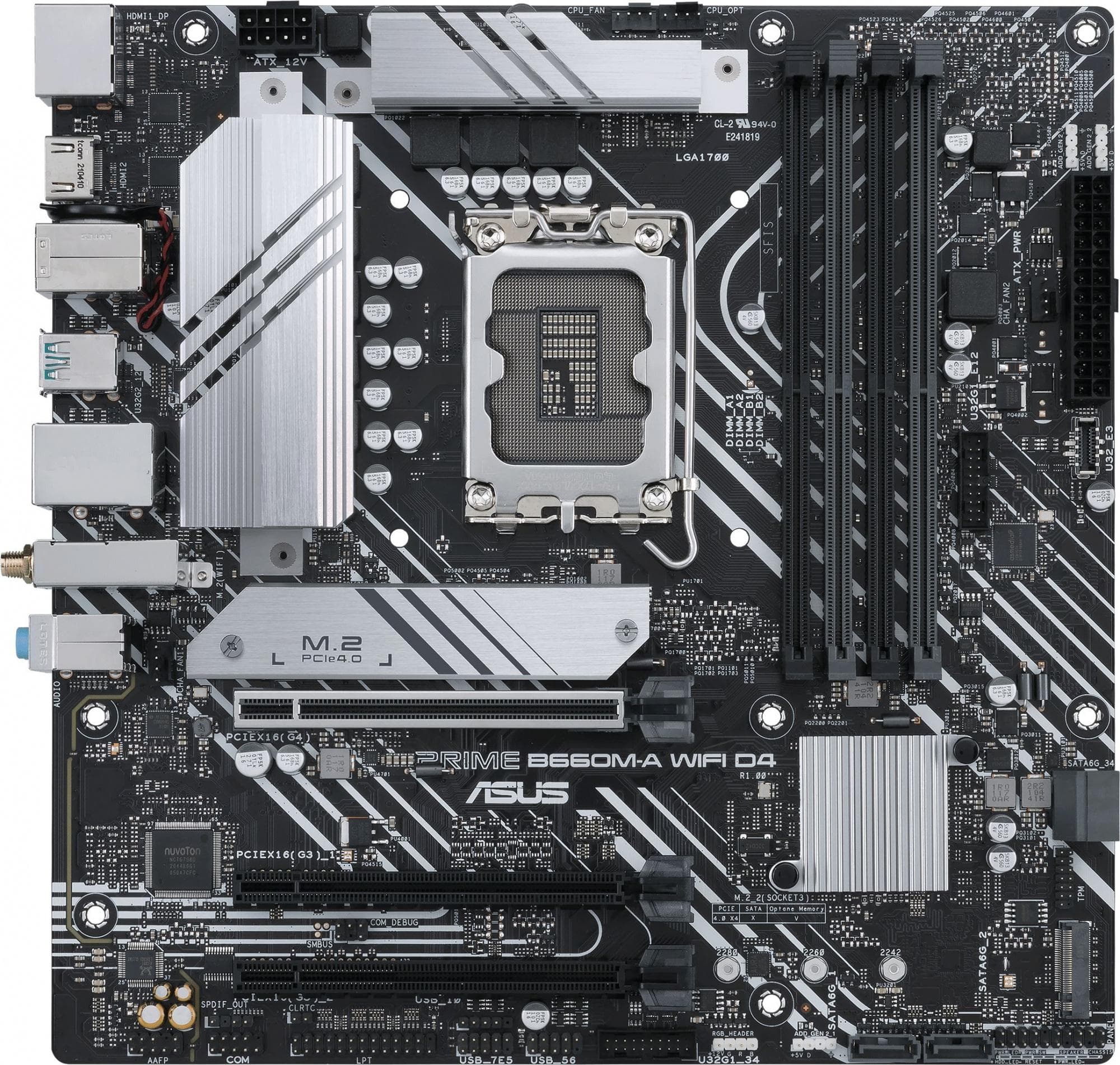 Материнская плата ASUS Prime B660M-A WiFi D4 (90MB1AE0-M0EAY0)
