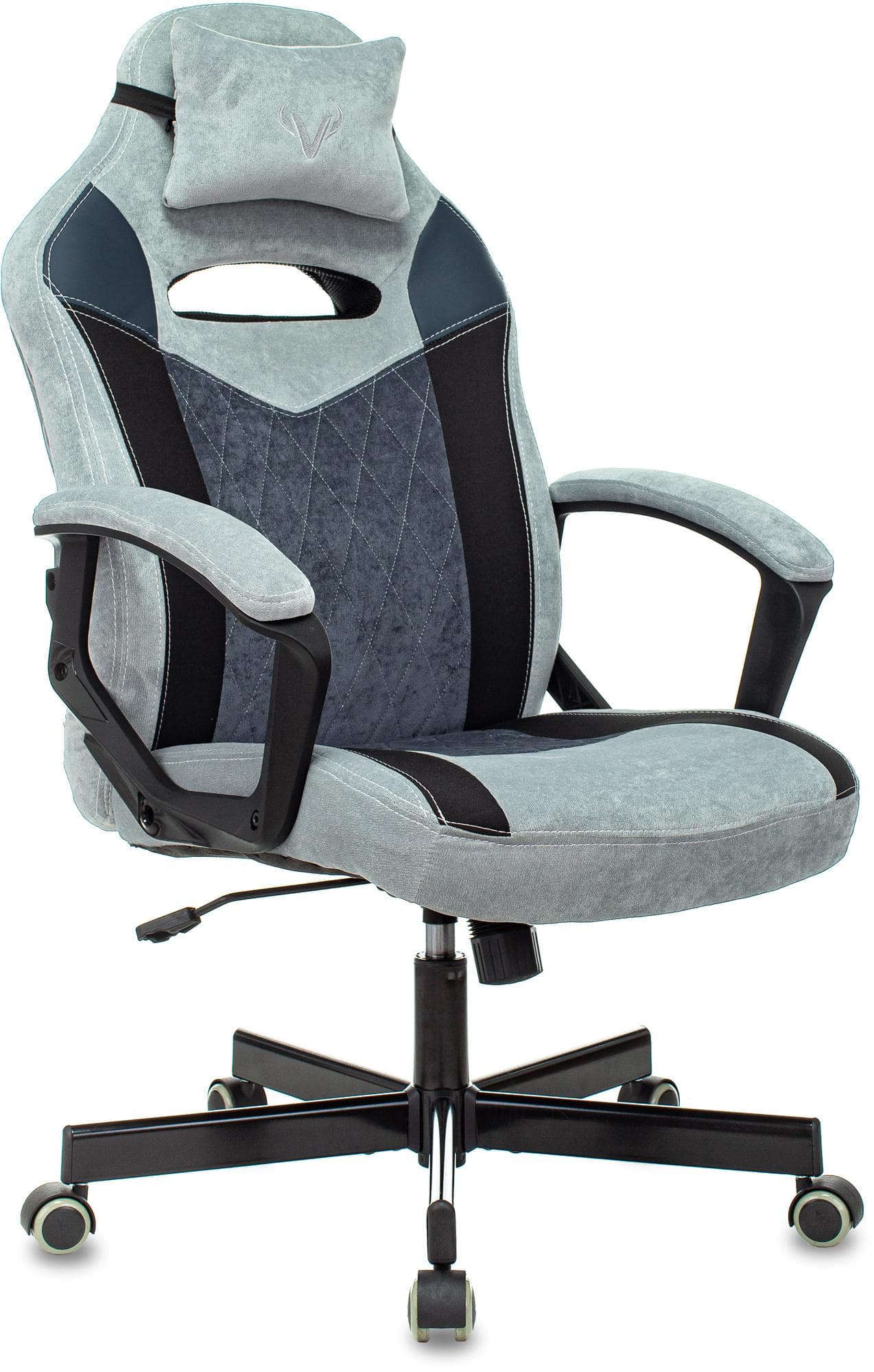 Геймерское кресло Бюрократ Viking 6 Knight BL Fabric голубой