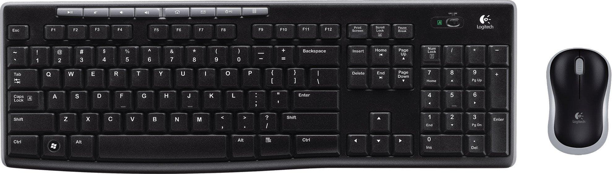 Набор периферии Logitech Wireless Combo MK270 Black (920-003381)