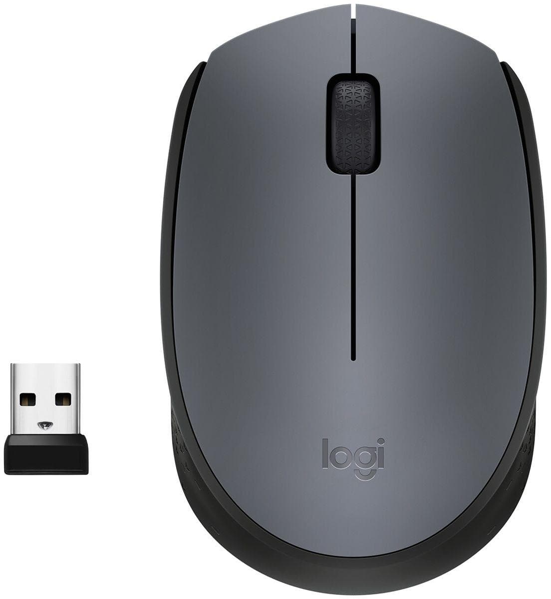 Мышь Logitech M170 серый/черный оптическая (910-004642)