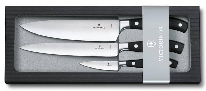 Набор кухонных ножей Victorinox Grand Maitre Chefs черный (7.7243.3)