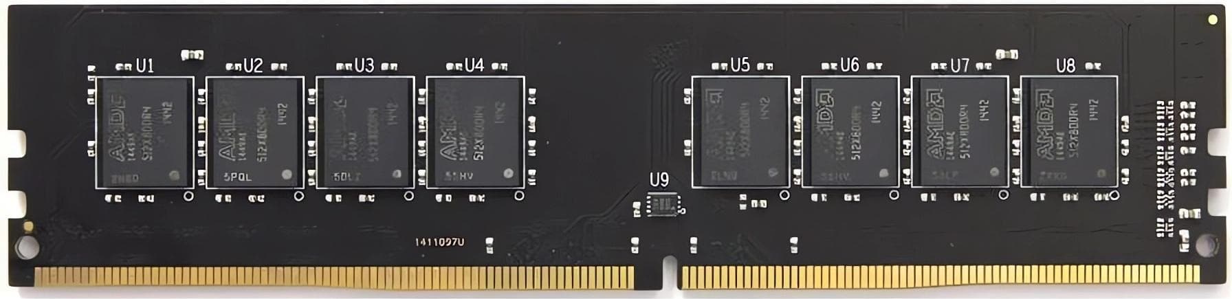 Оперативная память AMD DDR4-2400 16GB PC-19200 (R7416G2400U2S-UO)