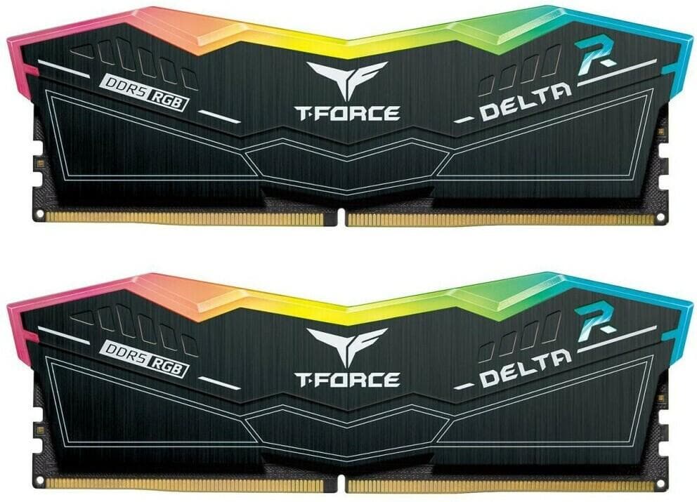 Оперативная память Team Group T-Force Delta RGB 2x16GB DDR5 7200MHz (FF3D532G7200HC34ADC01)