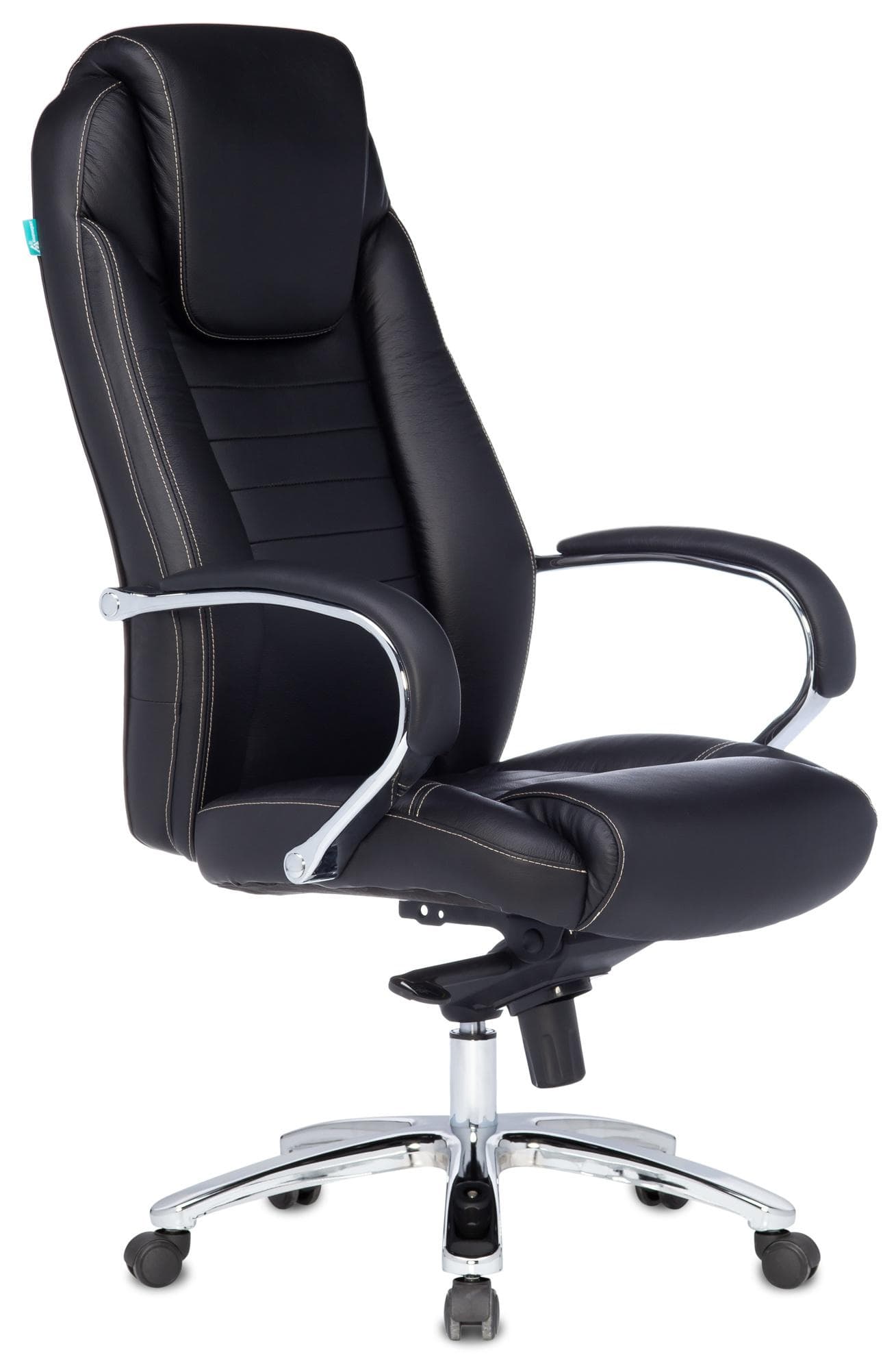 Офисное кресло Бюрократ T-9923SL/Black кожа хром/черный
